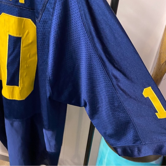 Vtg Nike Team Tom Brady 10 Michigan Wolverines College Football Stitched Sewn - Picture 13 of 15